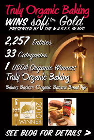 Truly Organic Baking wins sofi Gold!